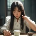 小莫骚麦创始人小莫的专业形象照，穿着简洁，背景为品牌工作室，神情专注而亲和
